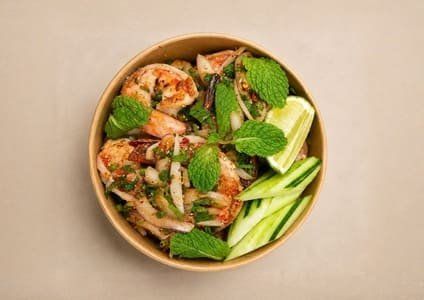 Shrimp larb