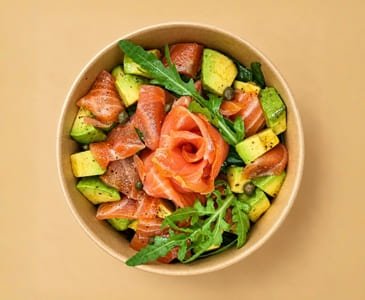 Smoked Salmon & Avocado Bowl