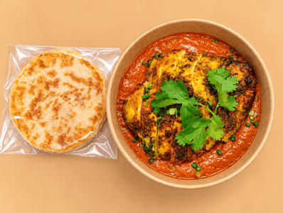 Chicken Tikka With Flat Bread