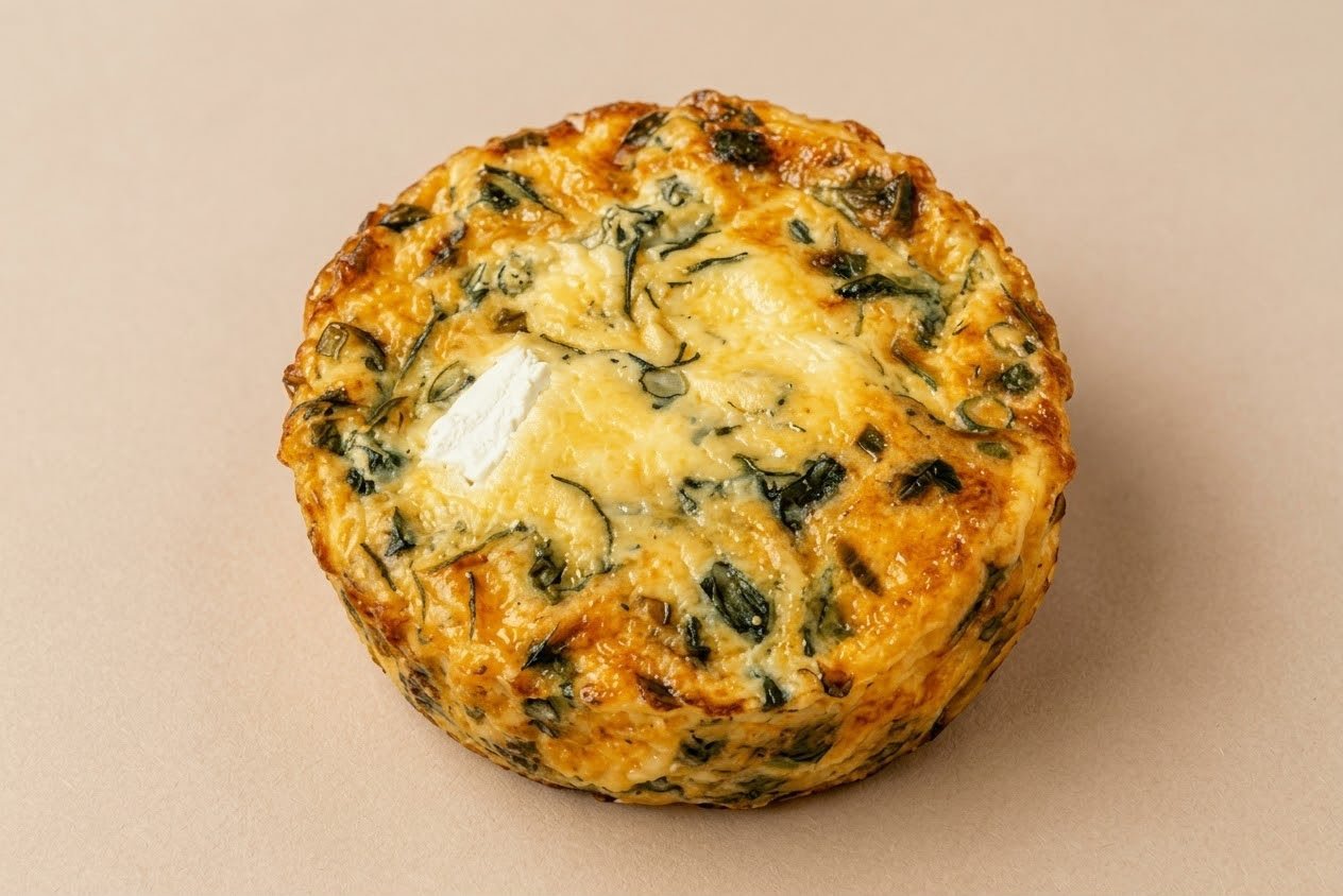 Feta & Tomato Egg Quiche